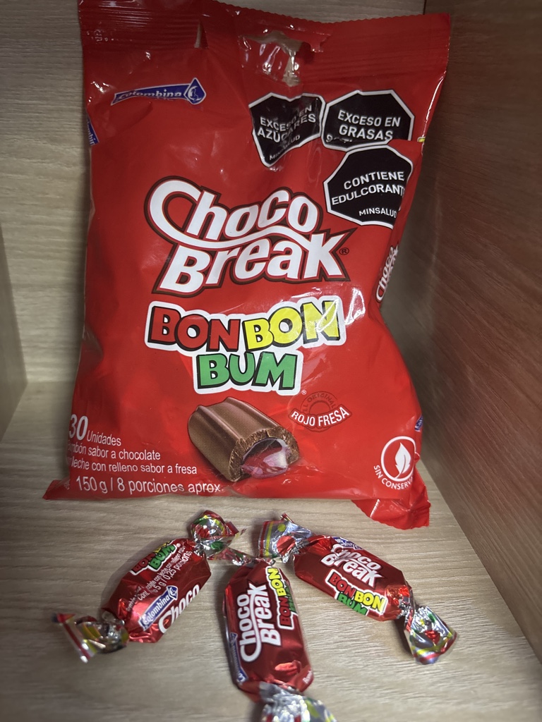 Choco Break Bon Bon Bum rojos