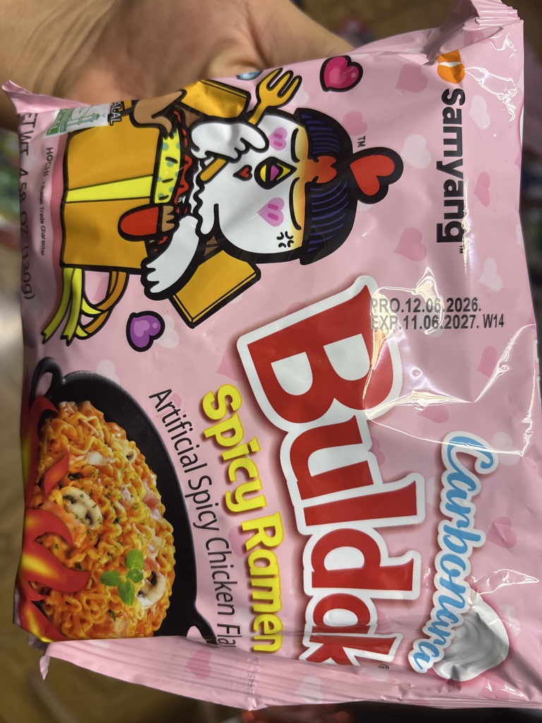 Samyang Buldak Spicy Ramen Carbonara