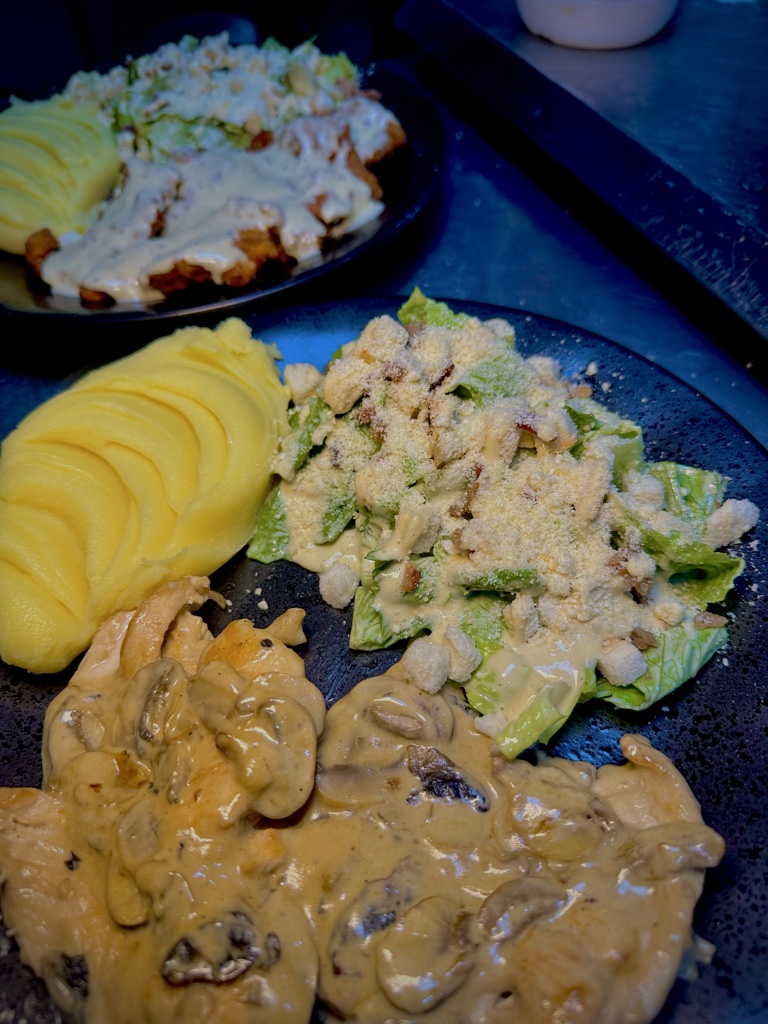 MILANESA AL CHAMPIÑON