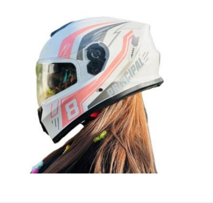 CASCO BLANCO/ROSA