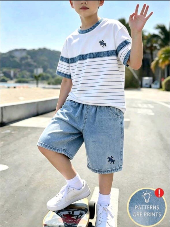 Cojunto de 2 piezas para niño, estilo casual