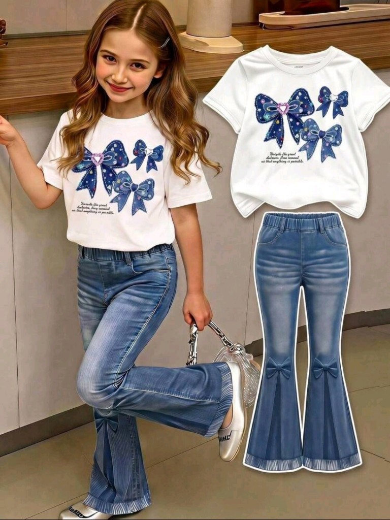 Cojunto de 2 piezas para niña joven