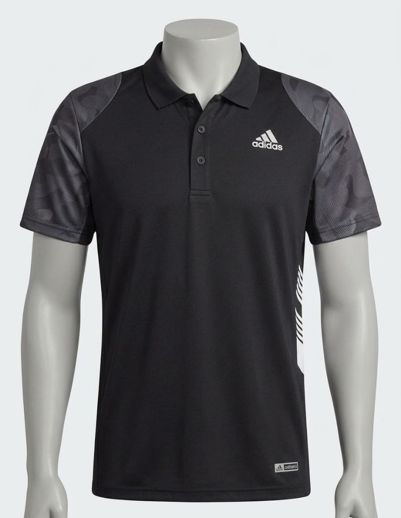 Adidas polo negro depor