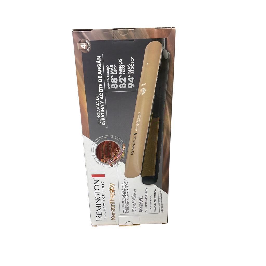 Remington plancha dorada
