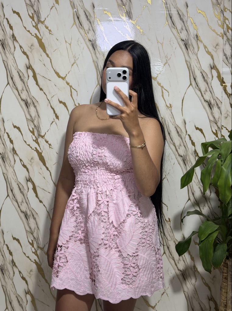 Vestido brocado