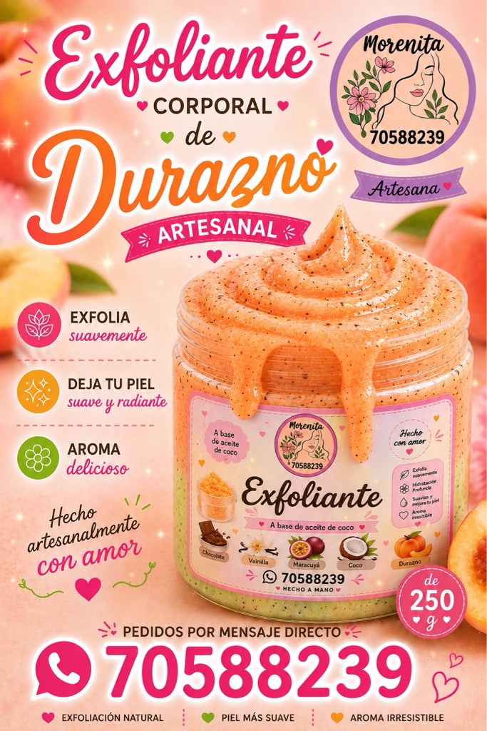 Exfoliante Corporal de Durazno 250ml