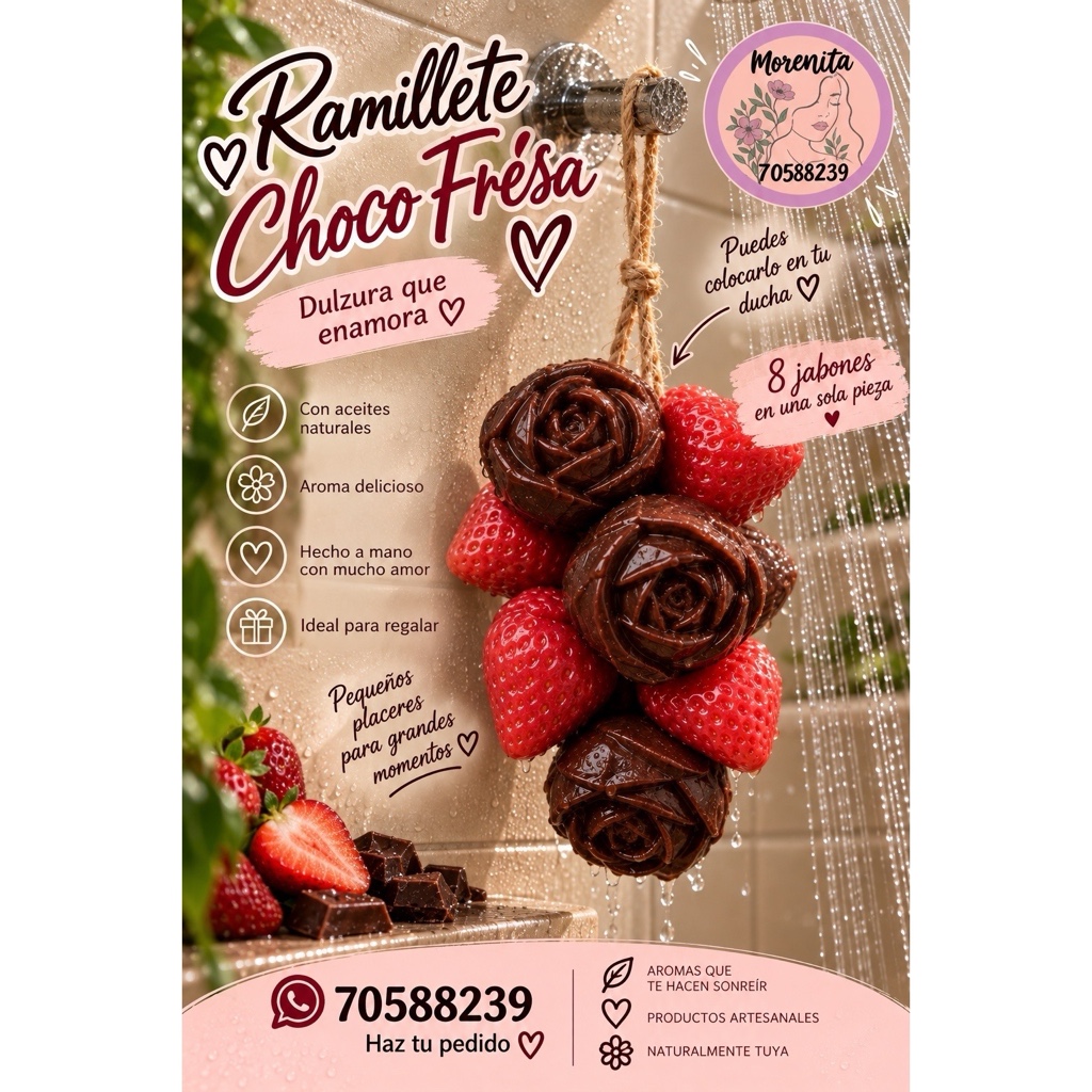 Jabón  Corporal Ramillete Chocofresa