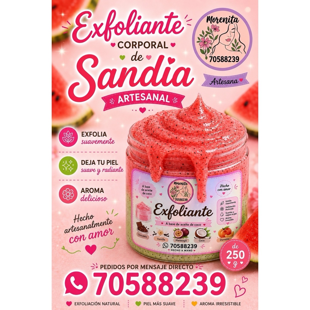 Exfoliante Corporal de Sandía 250ml
