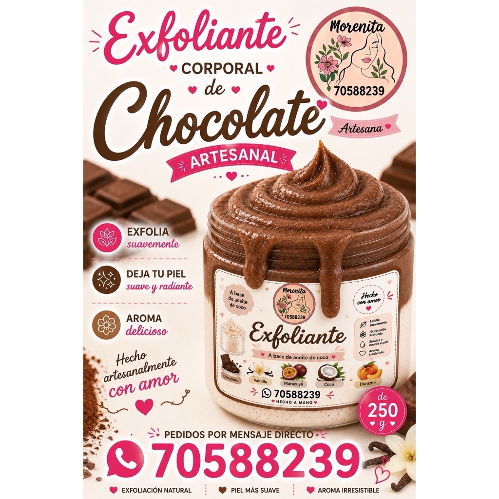 Exfoliante Corporal de Chocolate 250ml