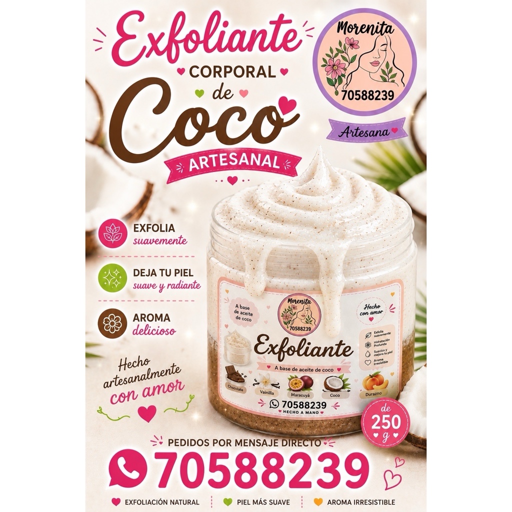 Exfoliante Corporal de Coco