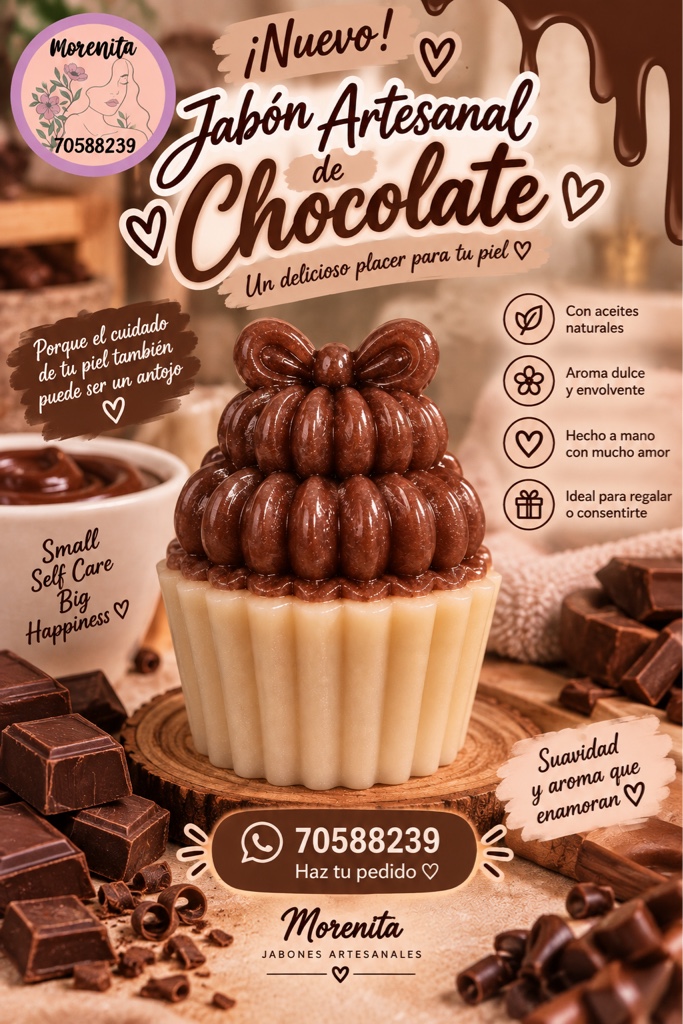 Jabón Facial de Muffin Chocolate