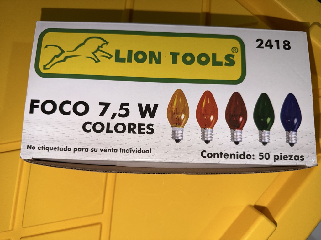 foco 7.5W colores 2418