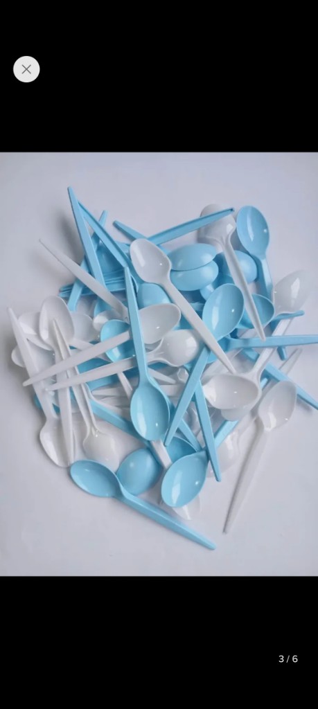 Cuchara Sundee plásticas x100 u.