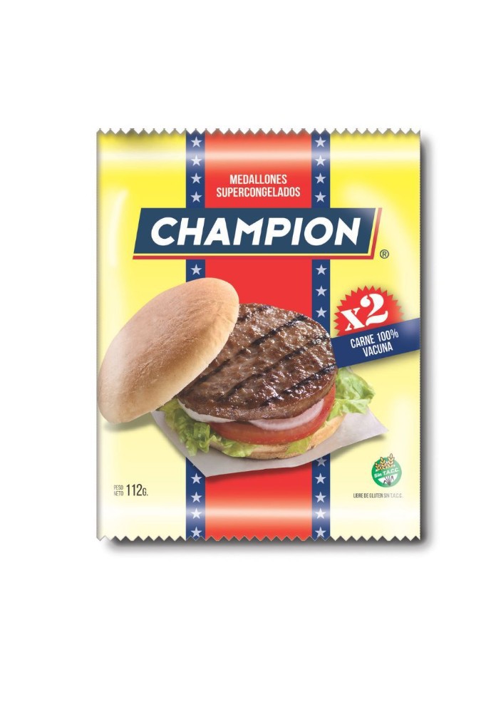 Medallones champion x2 unidades