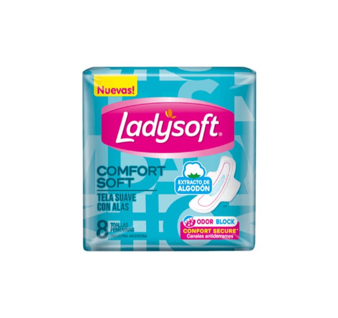 Toallita Ladysoft comfort soft x8 unidades
