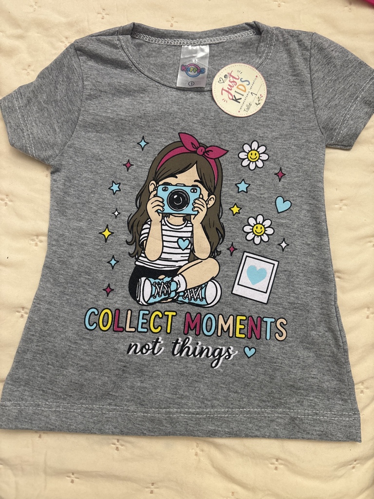 Remera Gris M/C