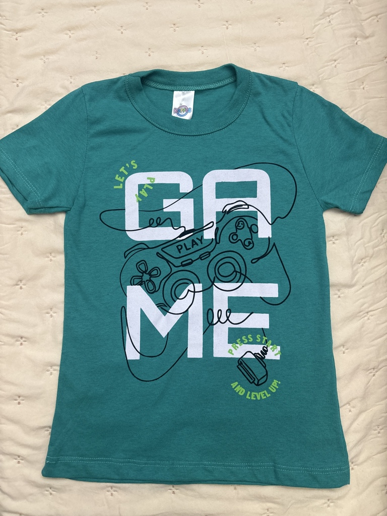 Remera verde GAME M/C