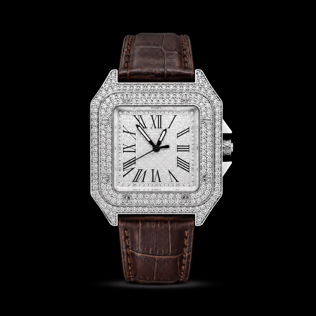 RELOJ LUX CUERO MARRÓN