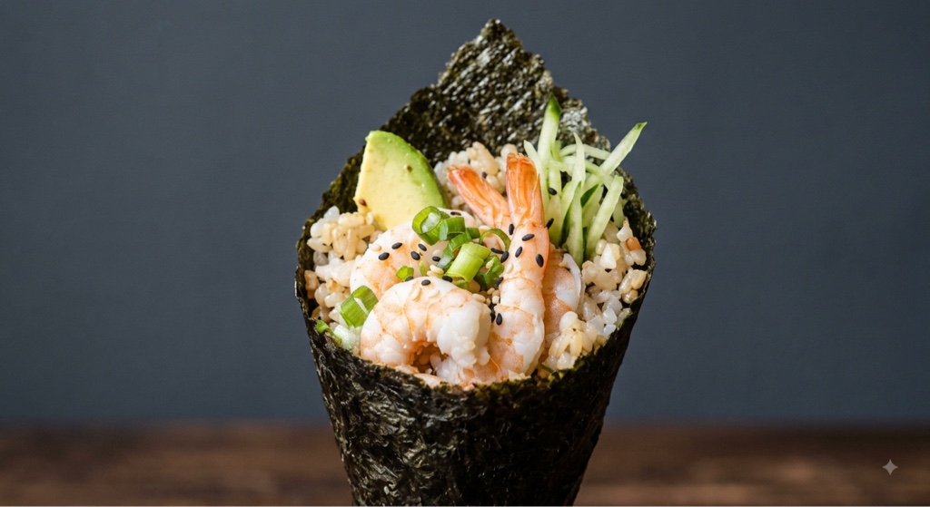 Temaki de camarão (natural)