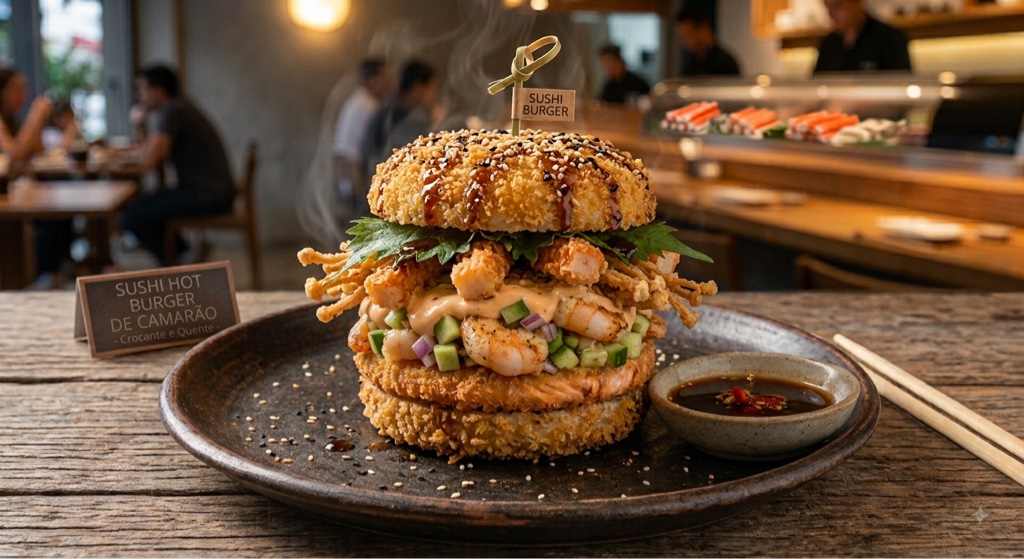 Sushi Hot Burger de Camarão