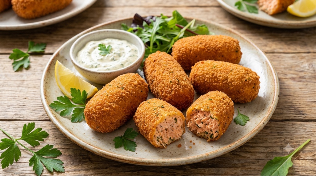 Croquetes de salmão