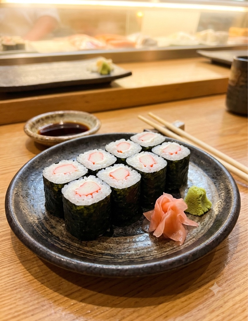 Hossomaki de Kani (4und)