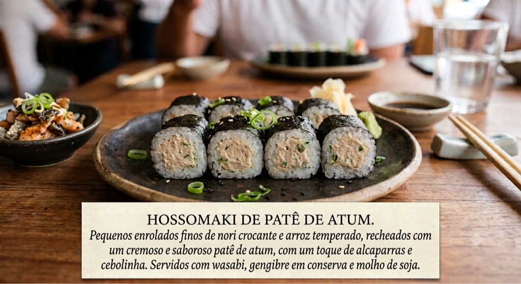 Hossomaki patê de atum (4und)
