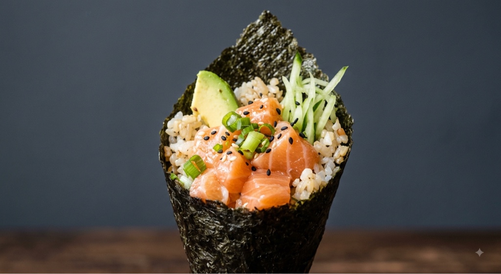 Temaki salmão (natural)