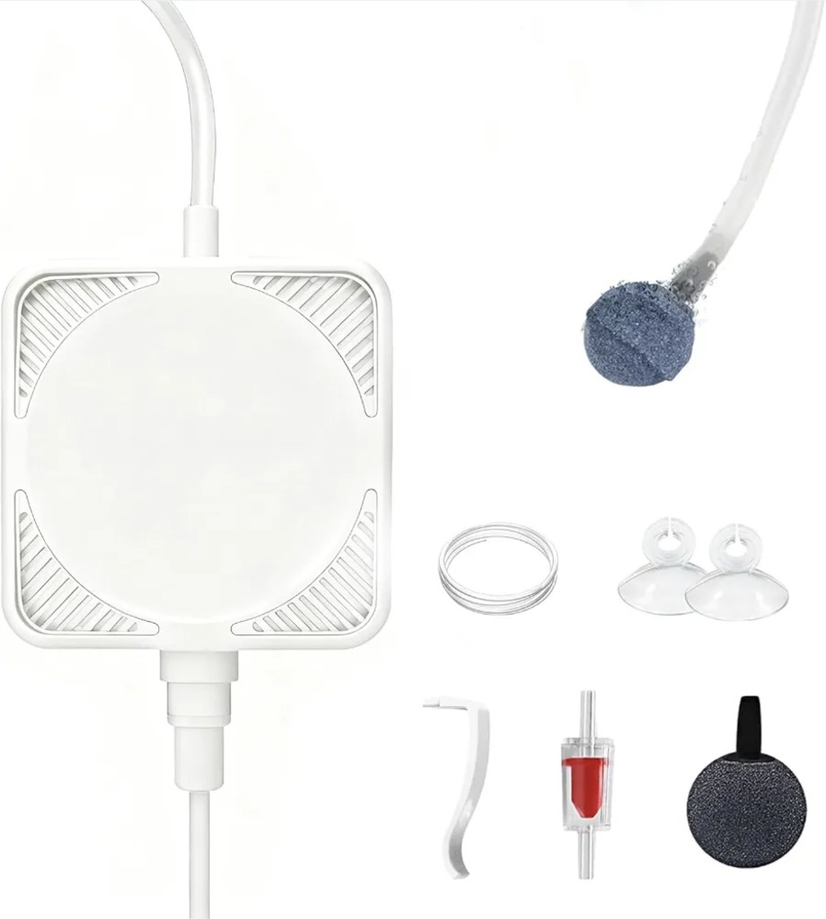 Air Pum mini cuadrado blanco