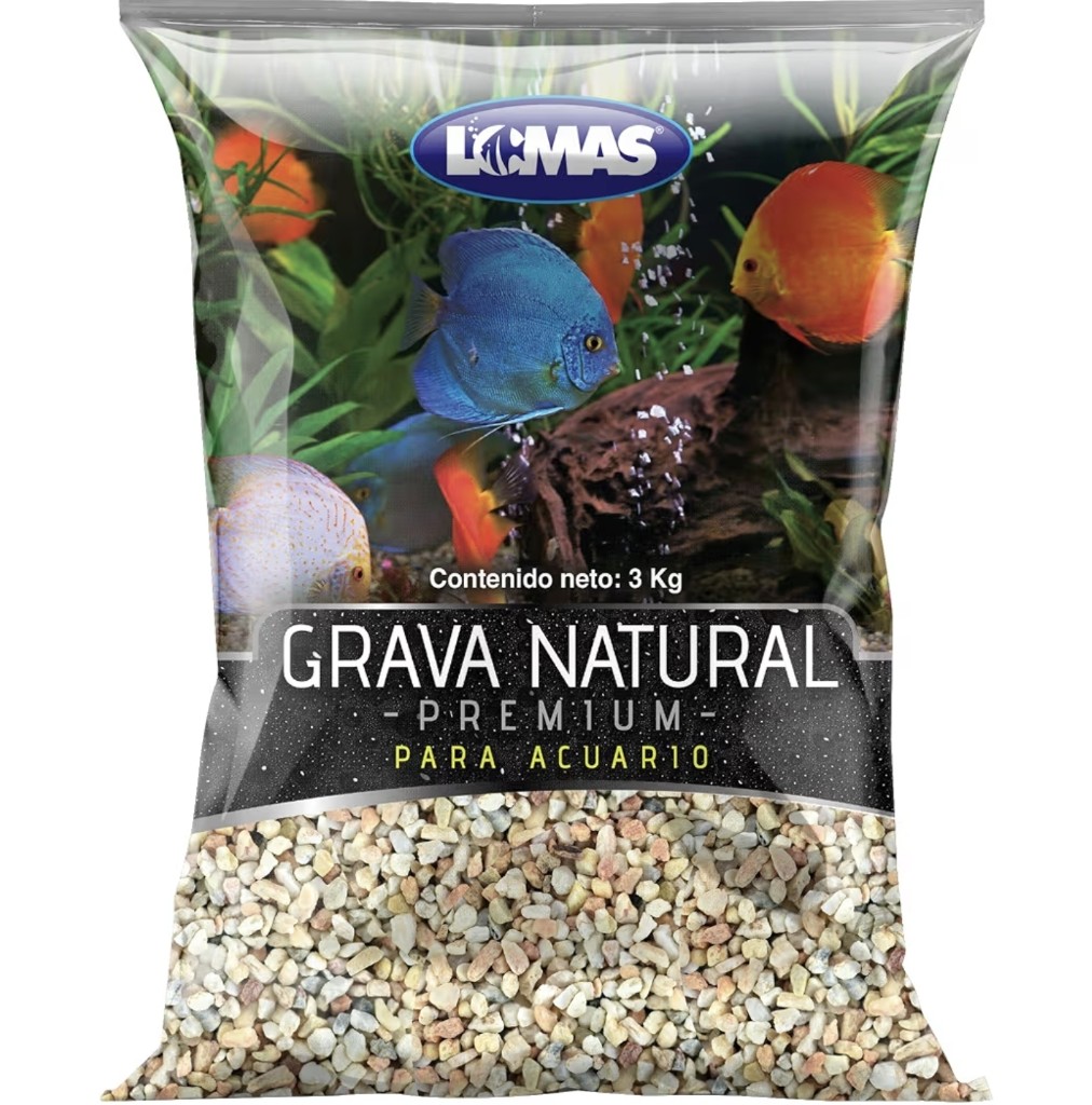 Lomas grava natural premium 3 kg grano Medio
