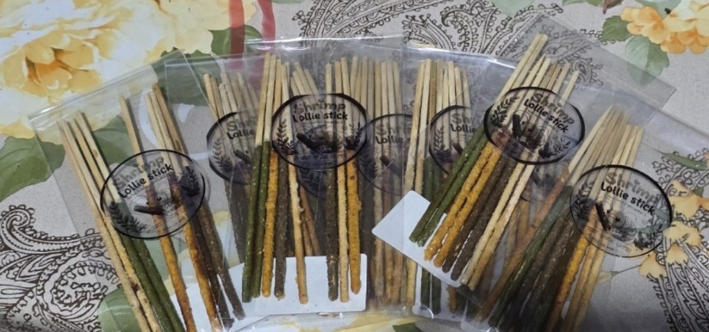 Shrimp Lollie Stick surtido