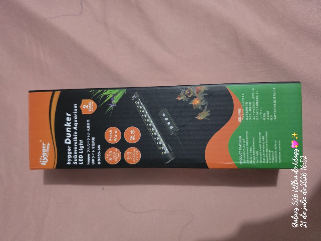 hygger Dunker luz LED sumergible