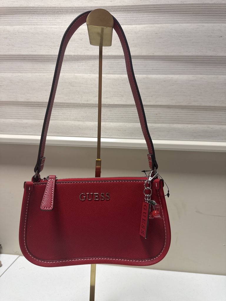 GUESS bolsa roja chica