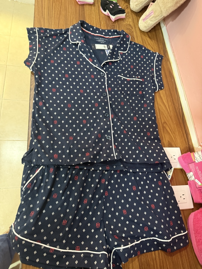 Tommy Hilfiger pijama azul L y M marino