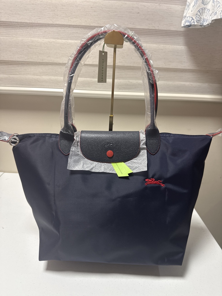 Longchamp azul marino bolsa tote