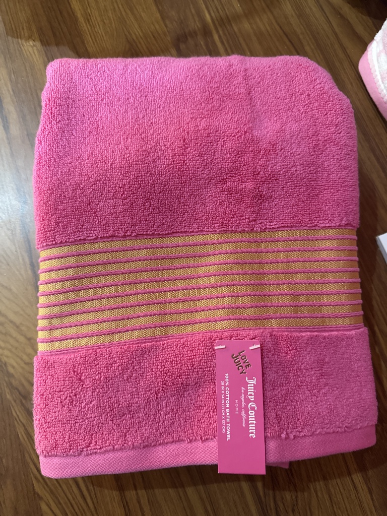 Juicy Couture toalla rosa
