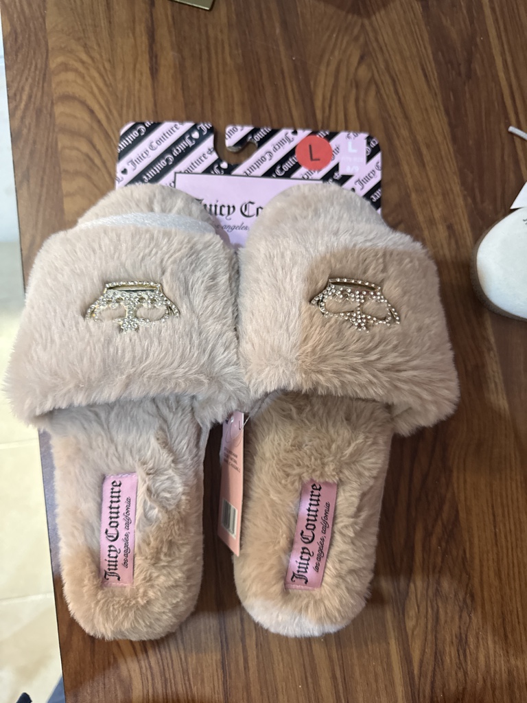 Juicy Couture pantuflas beige # 6 -7