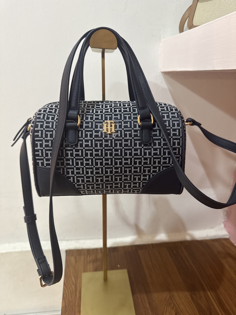 Tommy Hilfiger bolso azul marino cilindro