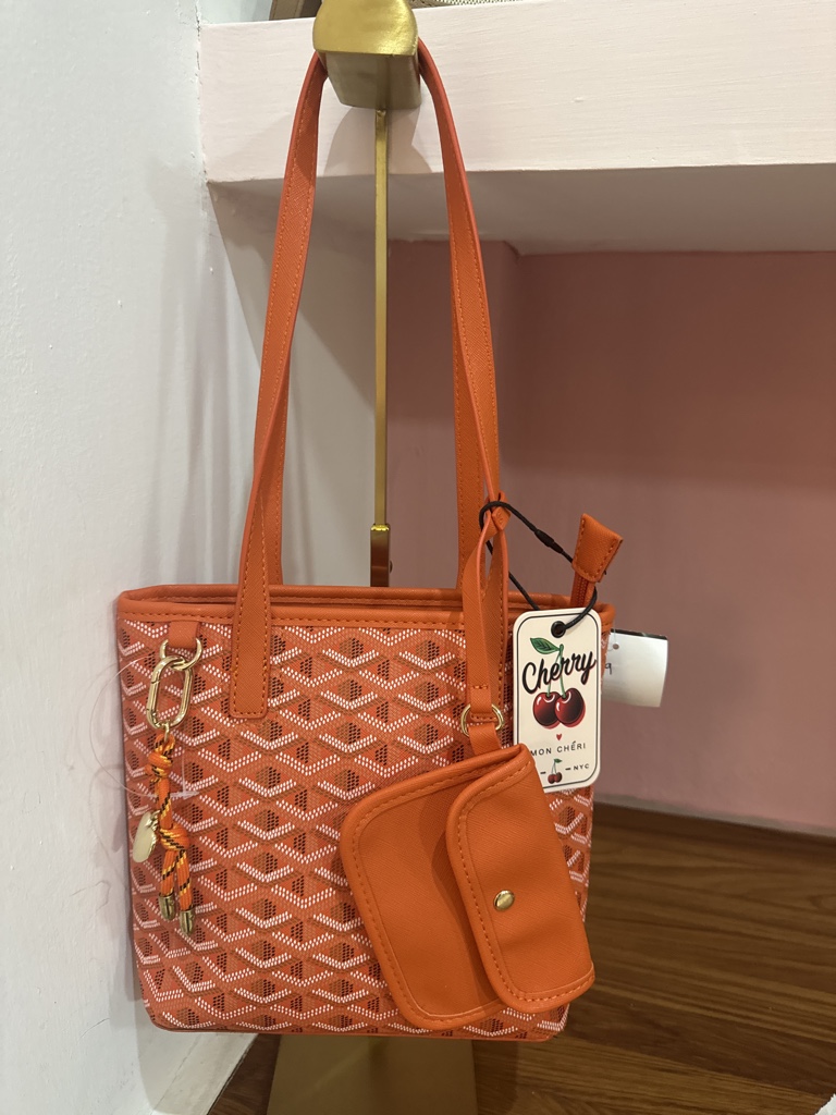 Bolsa naranja Cherry chica