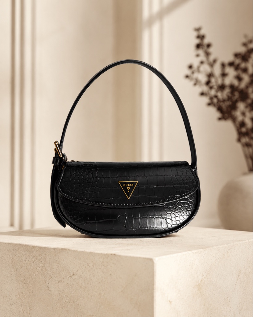 GUESS bolsa negra chica
