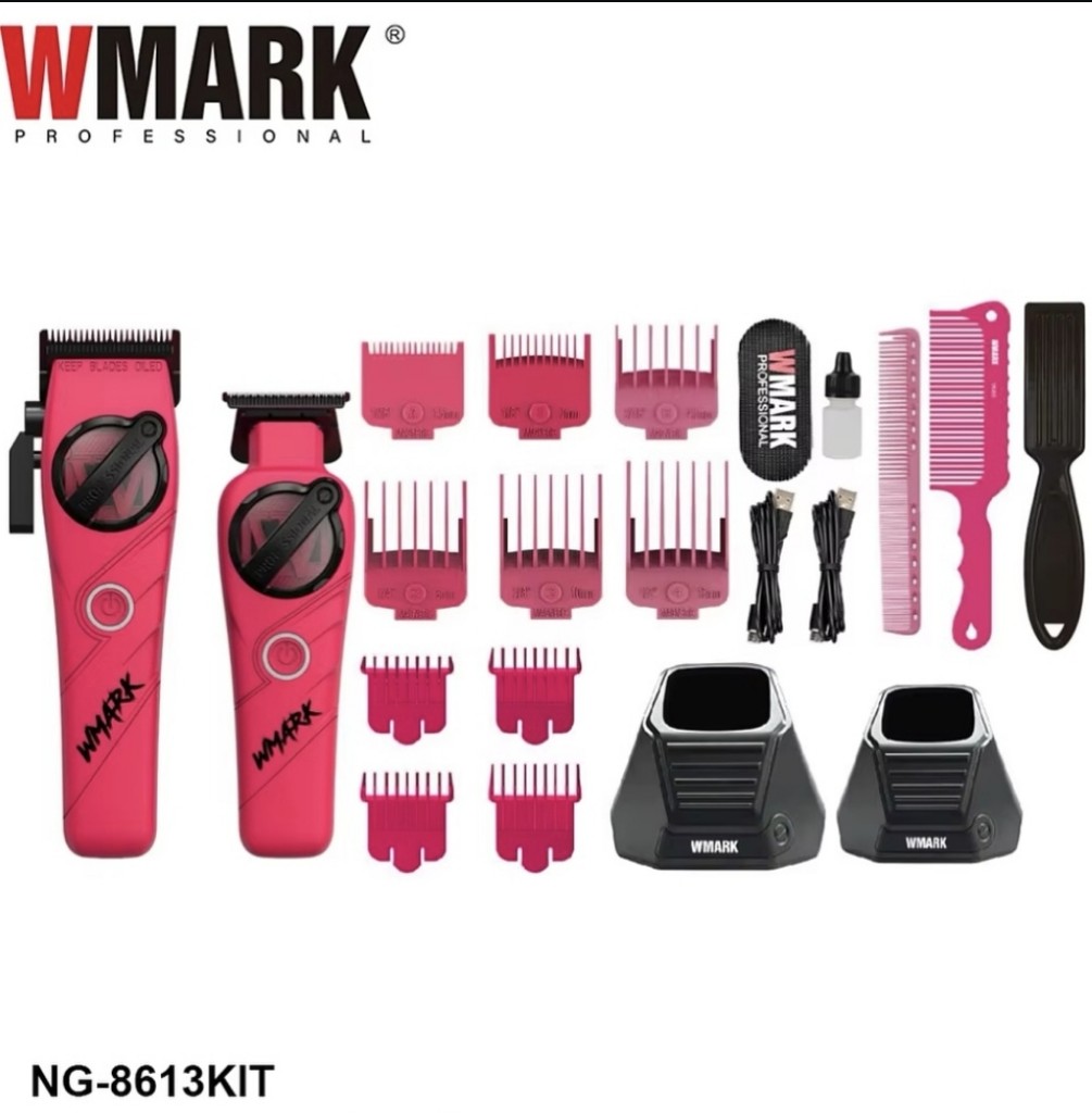 Wmark rosa kit cortadora
