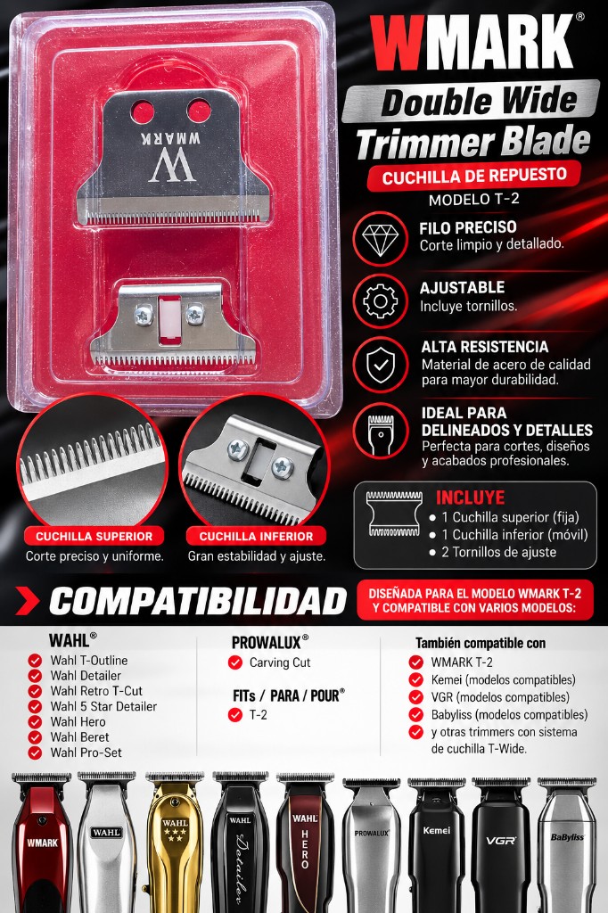 WMark cuchilla doble T-2