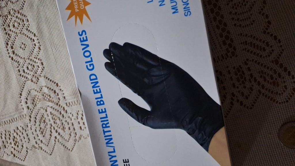 Guantes nitrilo Blend negros