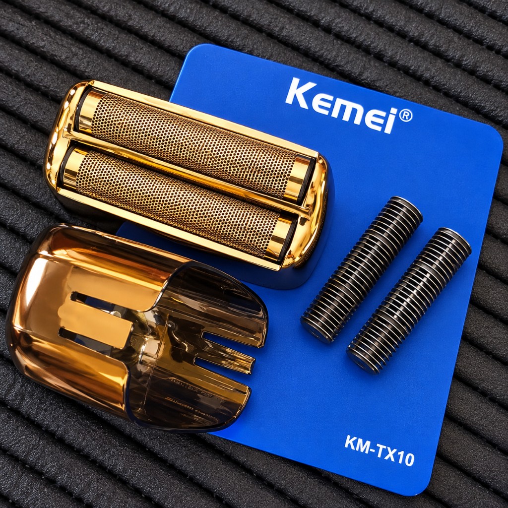 Kemei KM-TX10 repuesto dorado