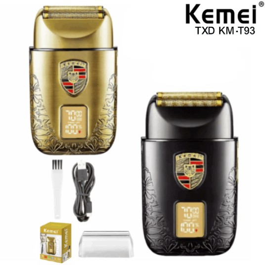 Kemei KM-T93 dorada afeitadora
