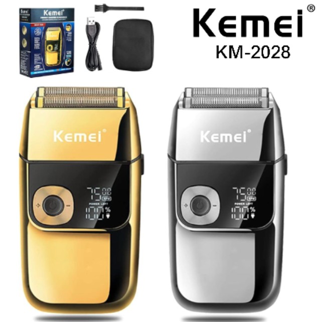 Kemei KM-2028 dorada afeitadora