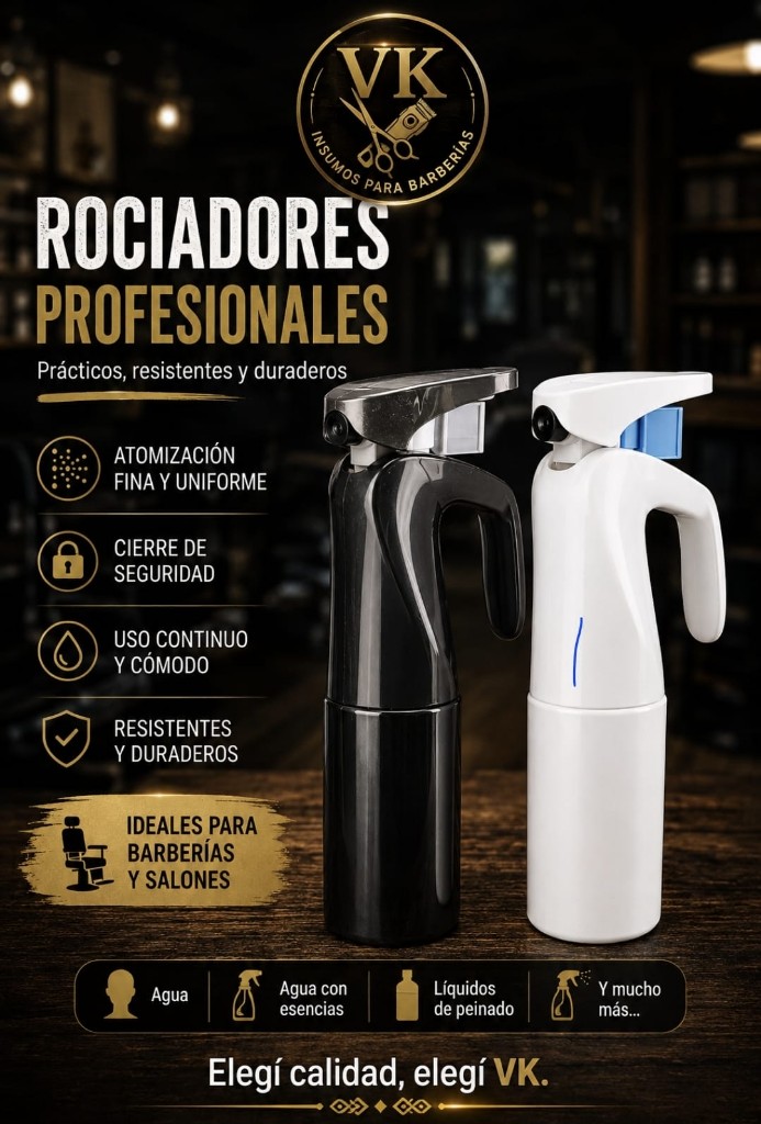 rociador profesional negro