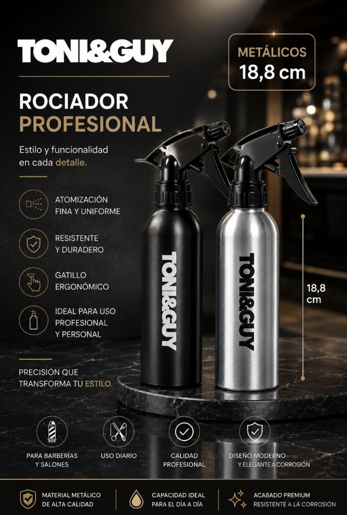 TONI&GUY rociador metálico profesional