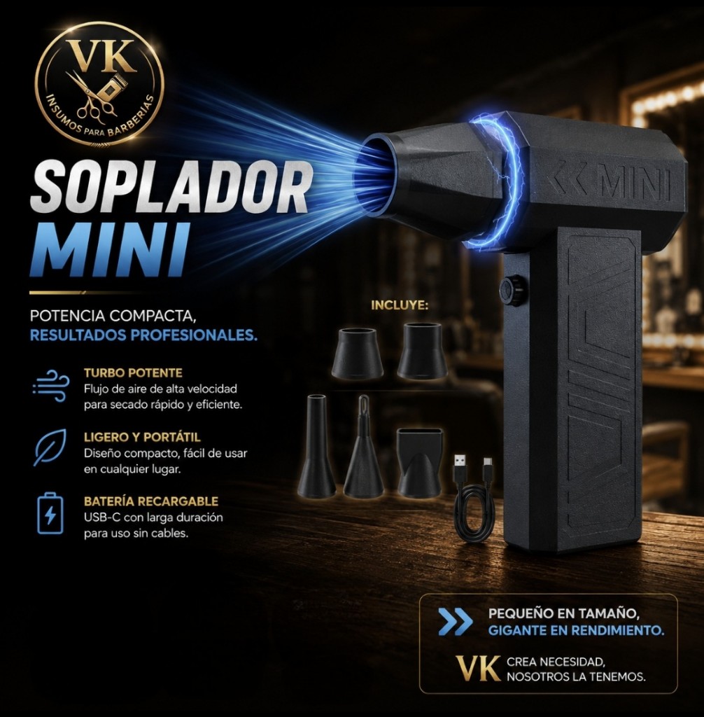 VK Soplador Mini negro