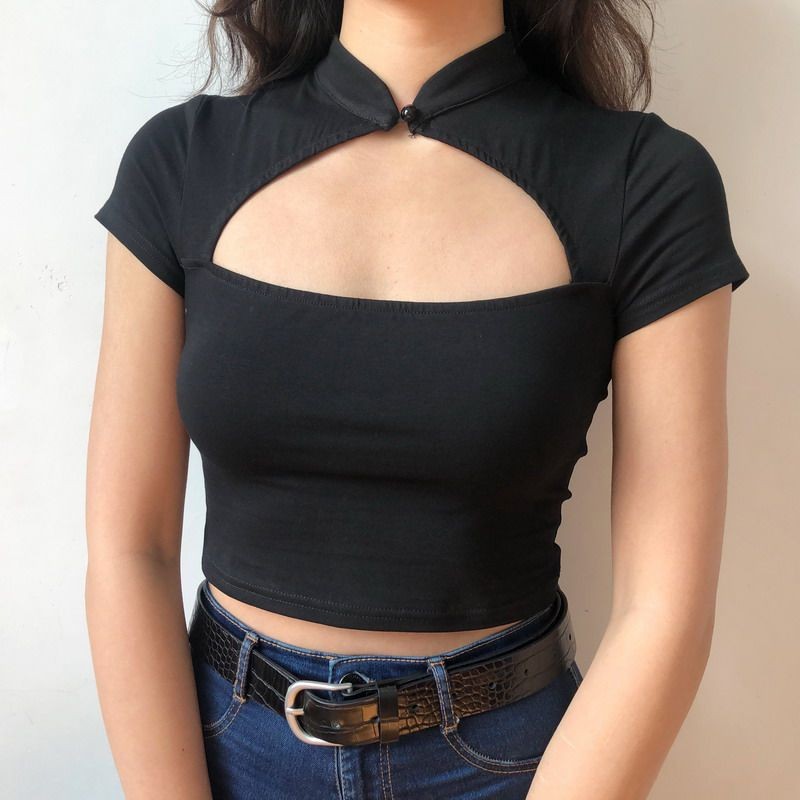 Remera cuello mao